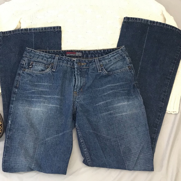 Aeropostale 100% Cotton Denim Boot Cut Sz 7/8 - Picture 2 of 9